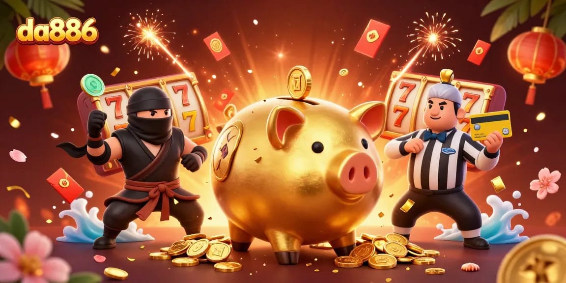 Experience thrilling gameplay at da886 with vibrant 3D characters and dynamic slot elements.