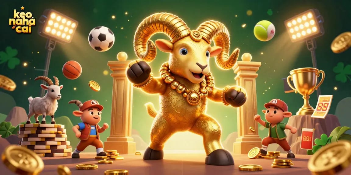 Engage with keo nha cai and win big at this vibrant sports betting spectacle featuring dynamic characters.