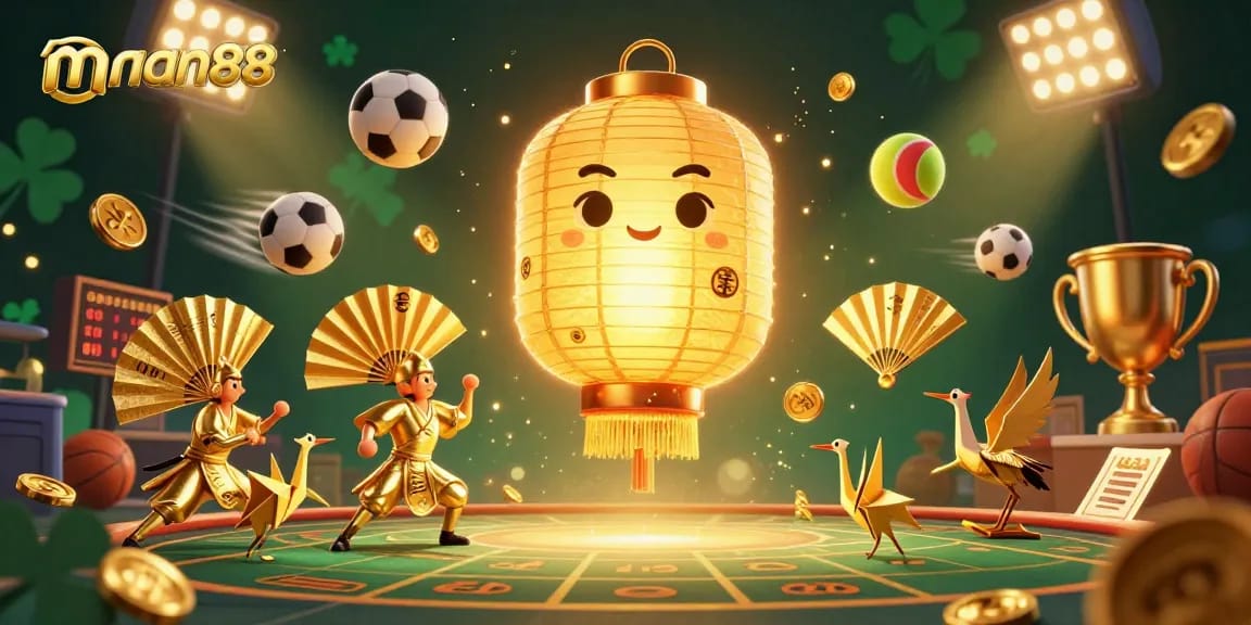 Experience thrilling action at man88 with dynamic casino vibes and golden winning symbols.