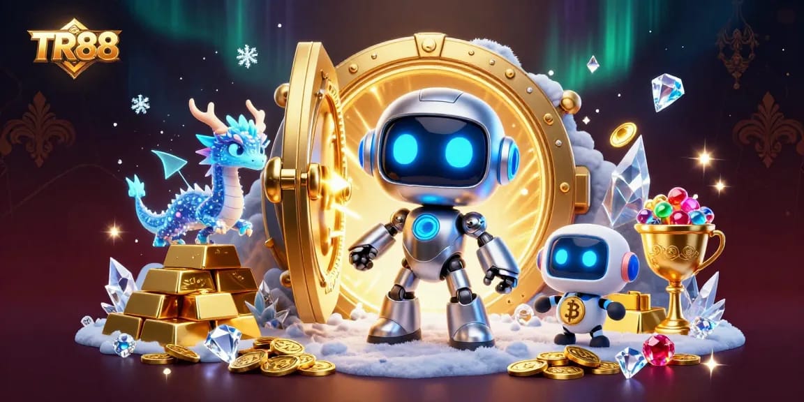 Experience the excitement of TR88 with vibrant characters and dazzling casino treasures.