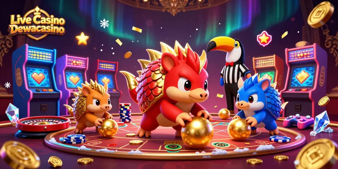 Engage with the thrilling action at Live Casino Dewacasino featuring exciting games and vibrant characters.