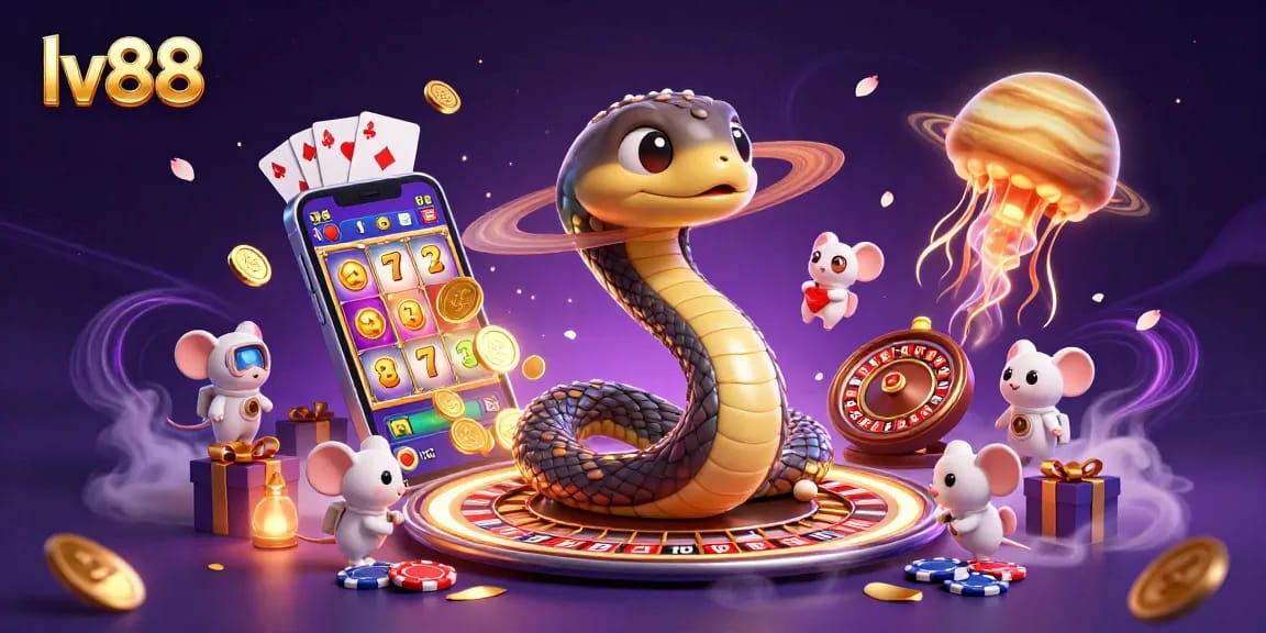 Experience the cosmic gaming thrill at lv88 with astronaut mice betting on roulette rings!