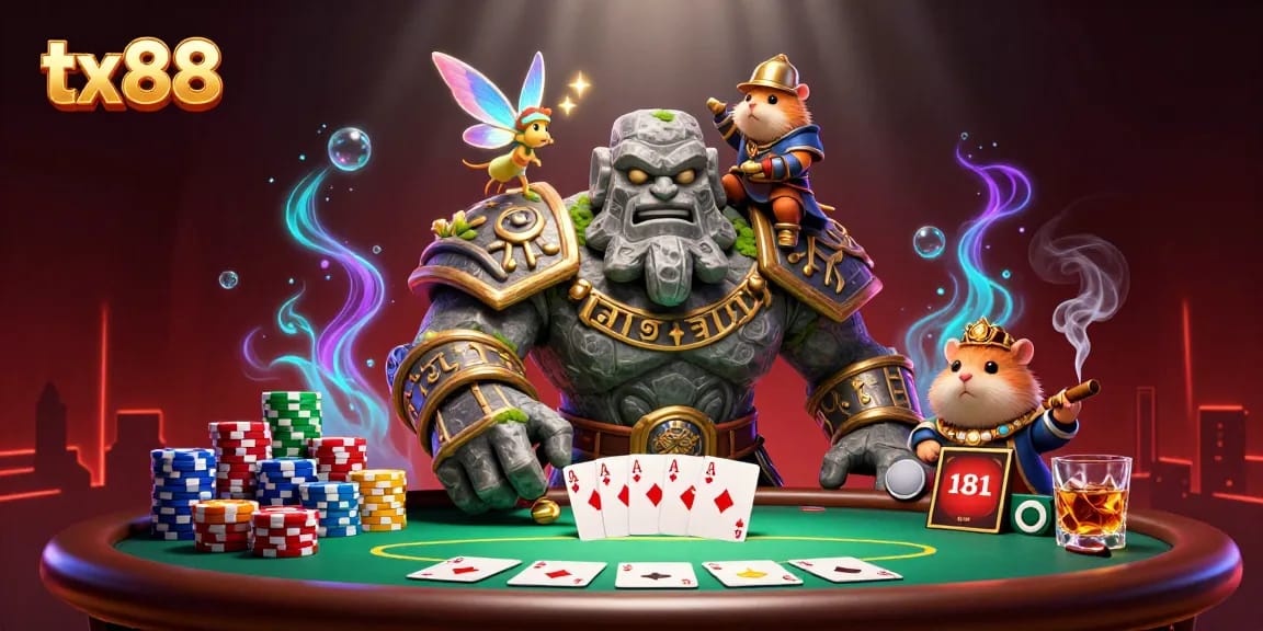 Engage in thrilling games at tx 88 with exciting poker action and magical characters.