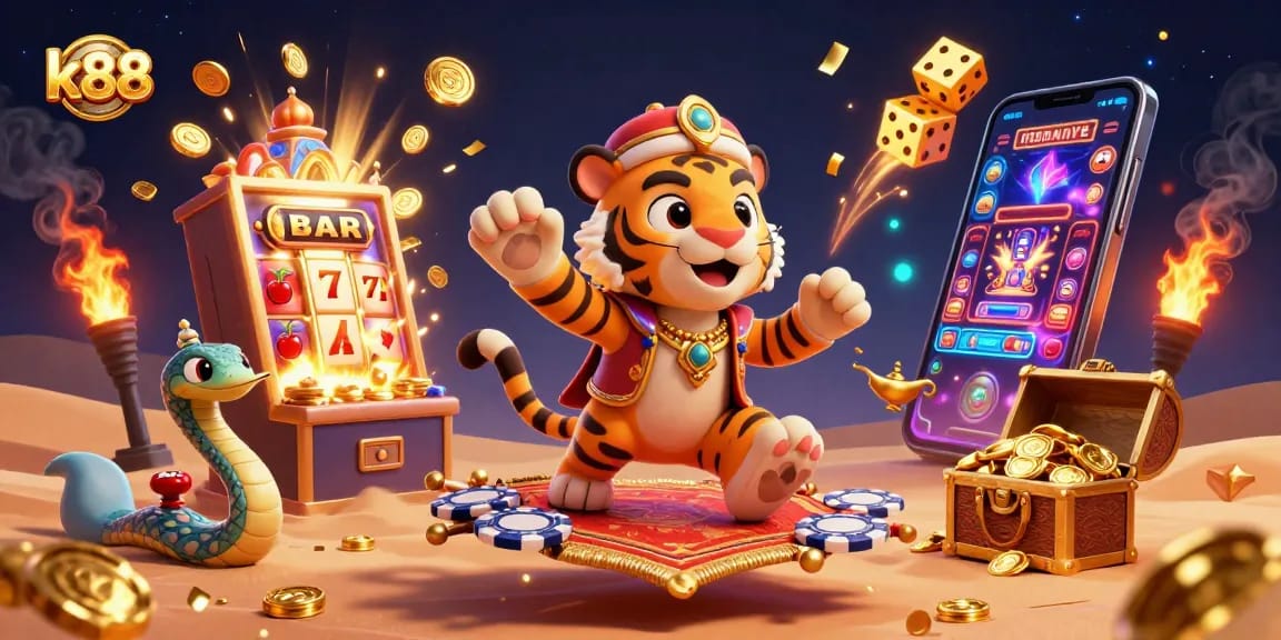 Experience the thrill of k88 with a magical casino universe bursting with jackpots and games
