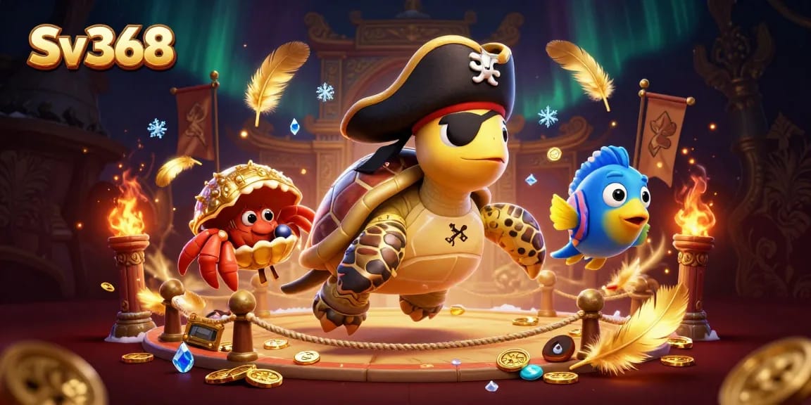 Engage with SV368's thrilling adventures in this vibrant online casino scene filled with excitement.