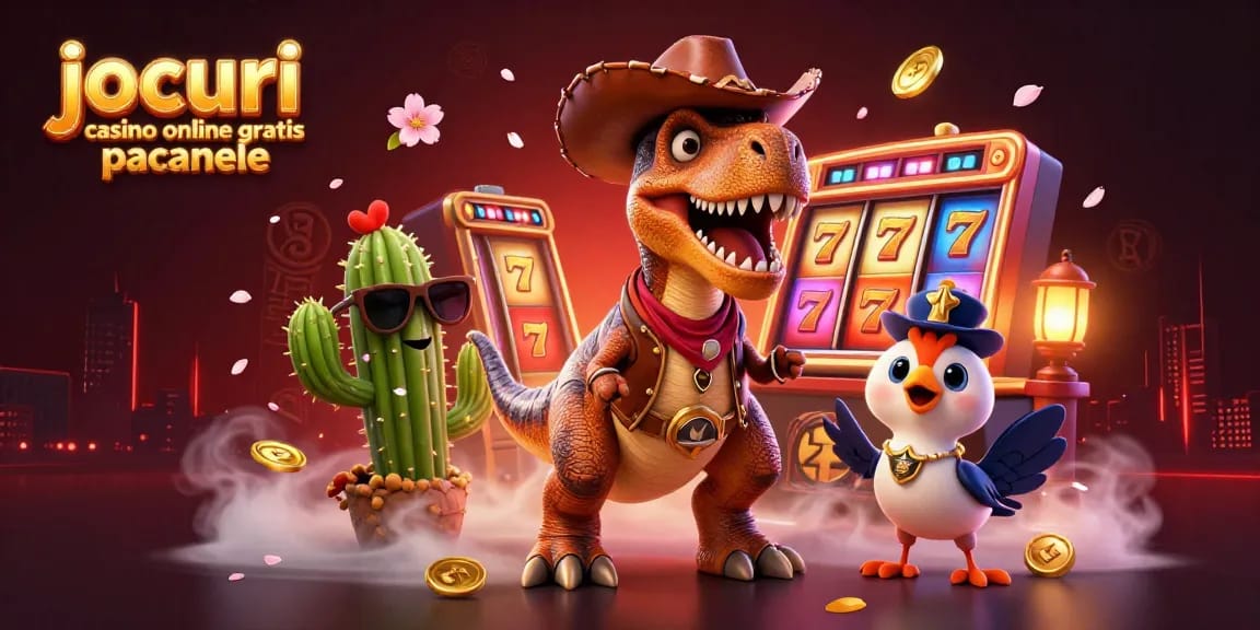 Joacă jocuri casino online gratis păcănele cu personaje amuzante și elemente de joc captivante.