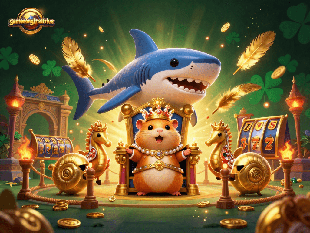 Experience gamenongtraivuive's engaging slot games with vibrant characters in an action-packed scene.