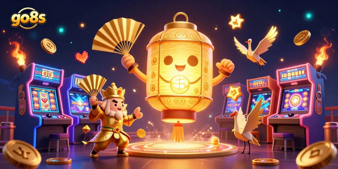 Experience the thrill of gaming at go8s with vibrant 3D casino illustrations showcasing exciting gameplay.
