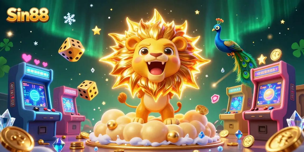 Experience thrilling gaming action at Sin88 with captivating 3D casino graphics and exciting game elements.
