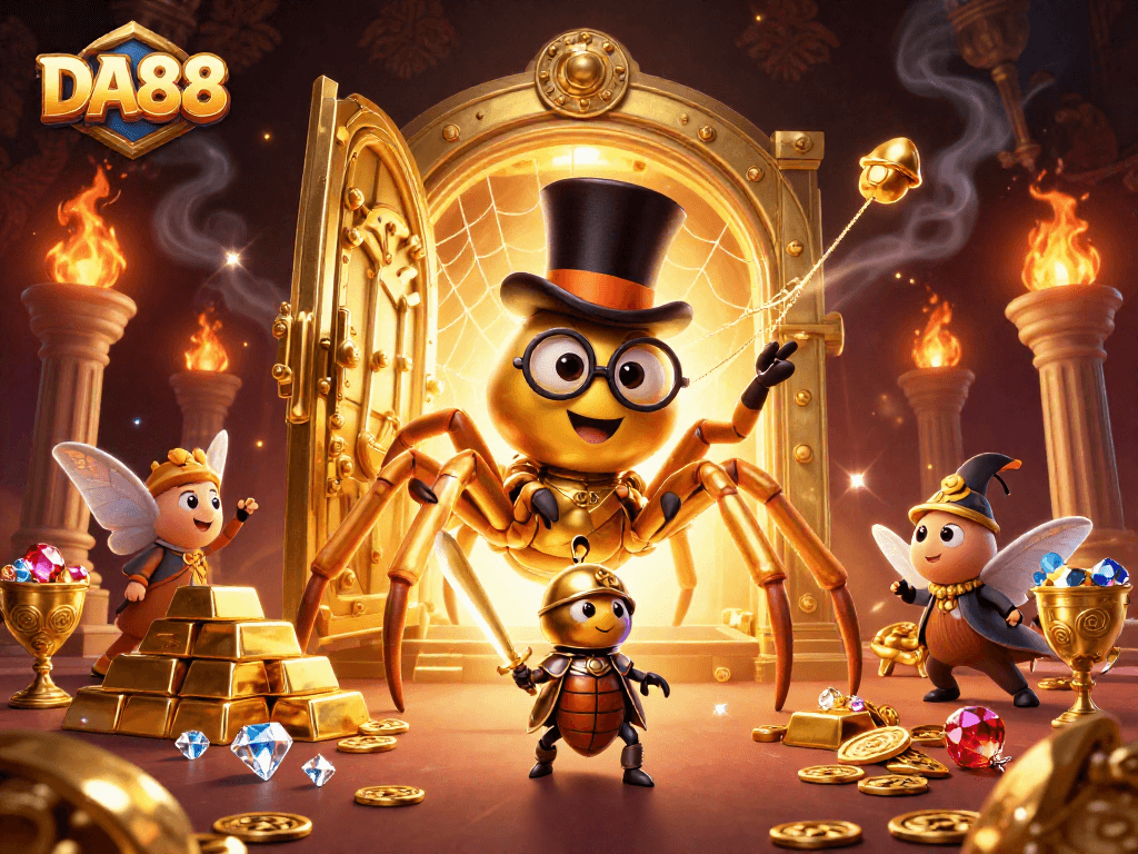 Engage with the DA88 casino world featuring dynamic characters and dazzling treasures.
