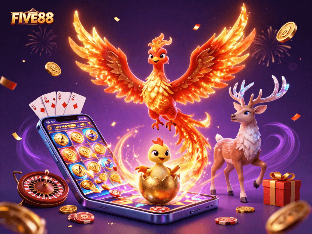 Engage with FIVE88's thrilling casino action featuring vibrant games and rewarding opportunities.