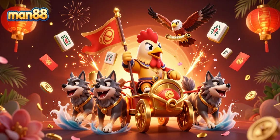 Experience man88's thrilling casino adventures with our vibrant 3D illustration, rich in detail and excitement.