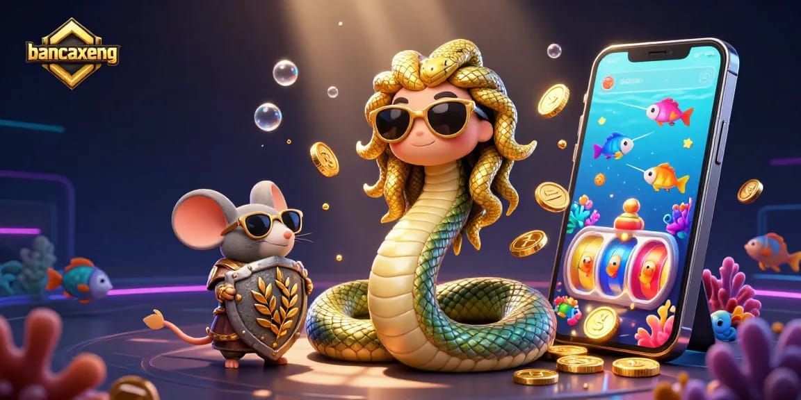 Engage in bancaxeng fishing game, featuring vibrant sea creatures and exciting rewards.