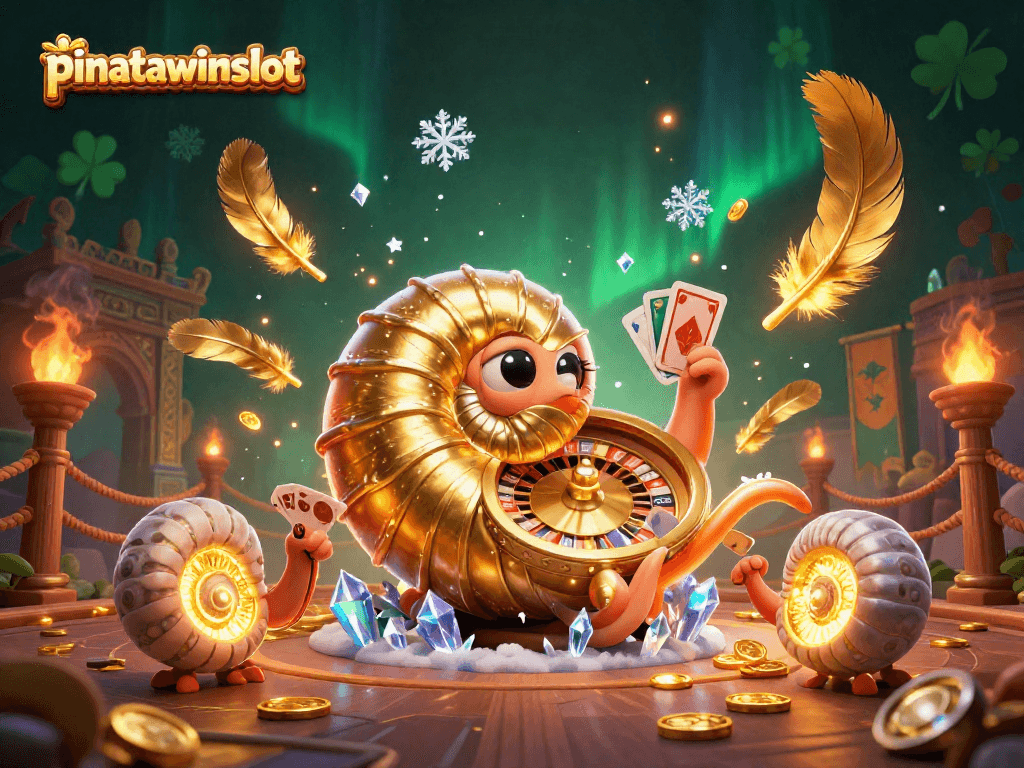 Join the excitement at pinatawinsslot with our thrilling 3D casino spectacle featuring a giant nautilus roulette!