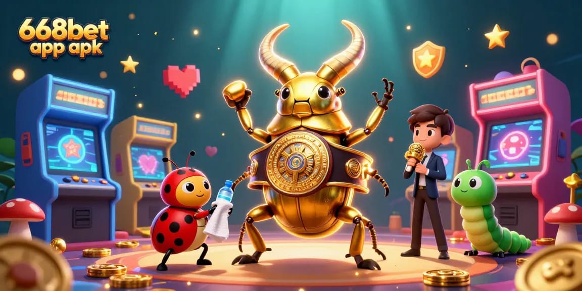 Experience thrilling gaming moments with the 668bet app apk and its vibrant casino-inspired 3D illustration.