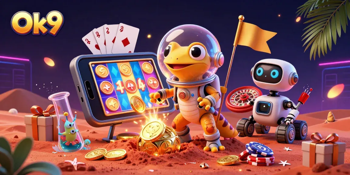 Ok9 offers thrilling casino adventures with vibrant games, slot reels, and dynamic action.