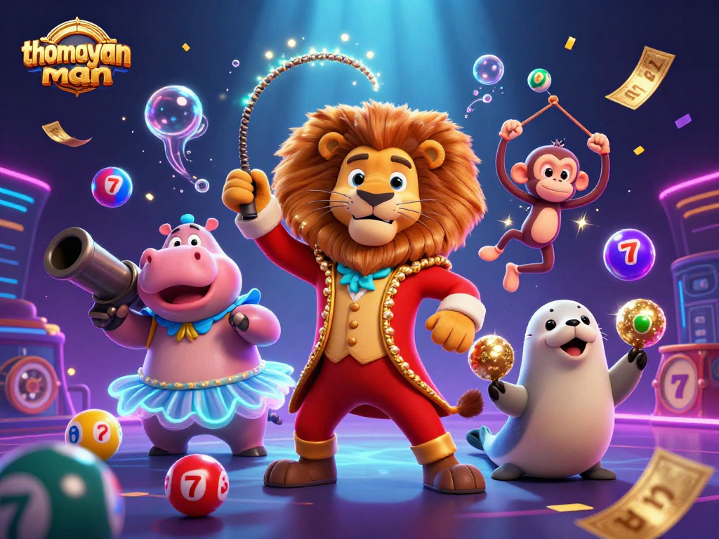 Engage in thrilling gameplay at thomayman with vibrant 3D characters and dynamic jackpot elements.