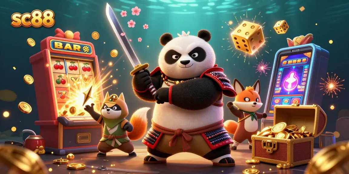 Experience thrilling wins with sc88 at our vibrant casino, featuring samurai and magical elements.