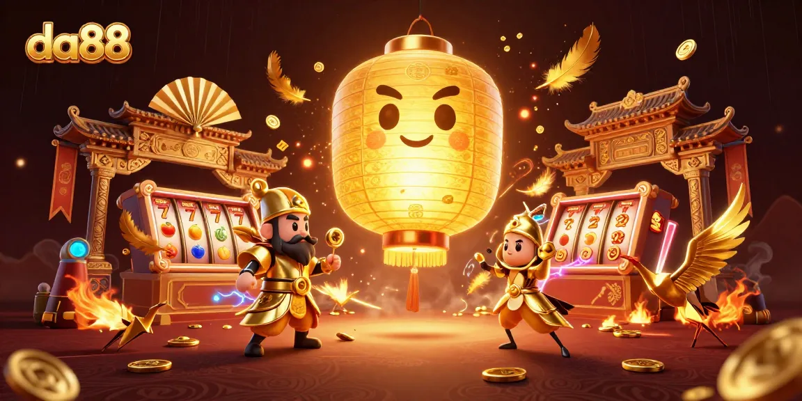 Engage with da88 casino action featuring vibrant golden lantern spirit and dynamic slot reels for an exciting experience.