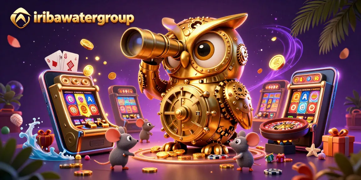 Engage in thrilling gaming with iribawatergroup's exciting slots experience, showcasing a vibrant casino scene.