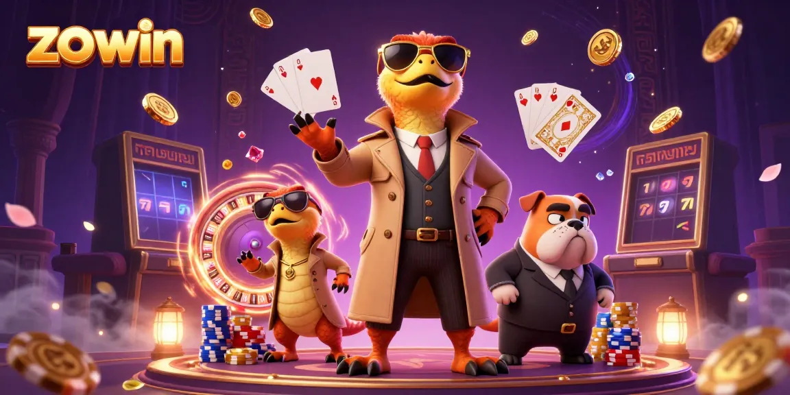 Engage with the thrilling scene of three raptors in a trench coat entering a casino, symbolizing fun and excitement at zo win.