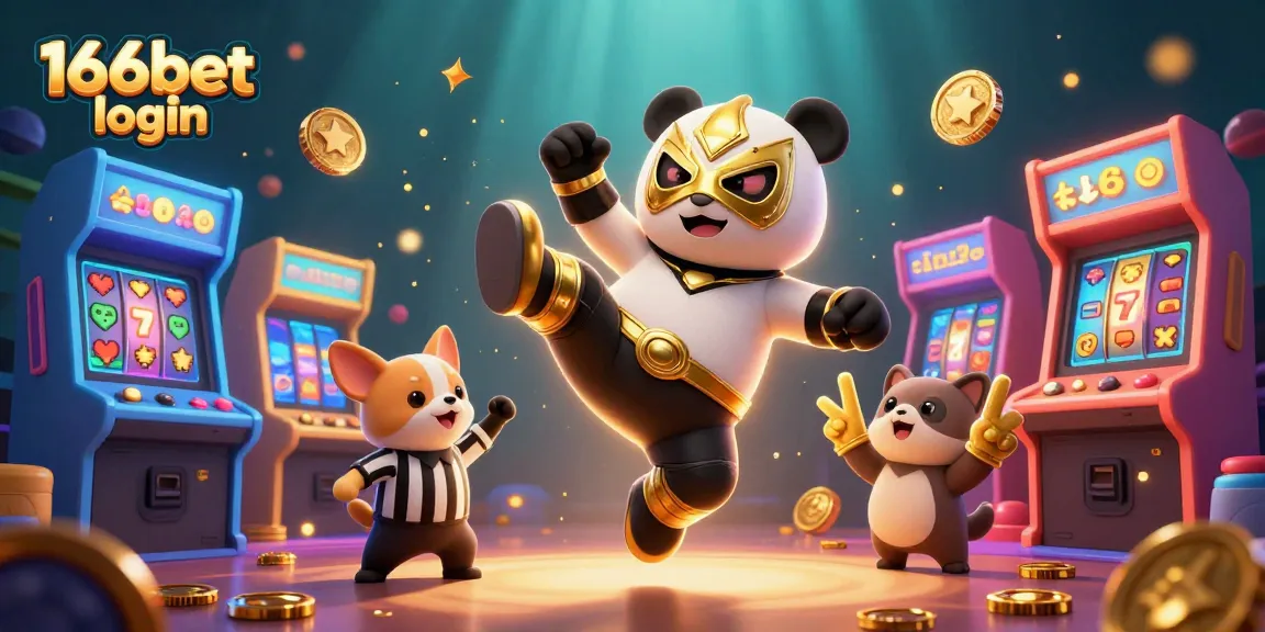 Experience exhilarating gameplay with 166bet login at exciting 3D cartoon casino scene featuring vibrant characters.