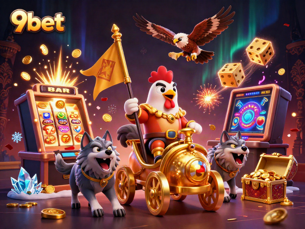 Experience thrilling wins with 9bet's dynamic casino scene featuring vivid action and excitement.