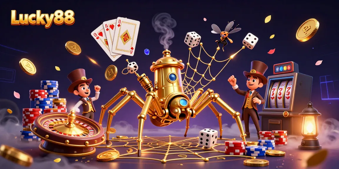 Experience thrilling gameplay at Lucky88 with vibrant casino elements and an engaging atmosphere.