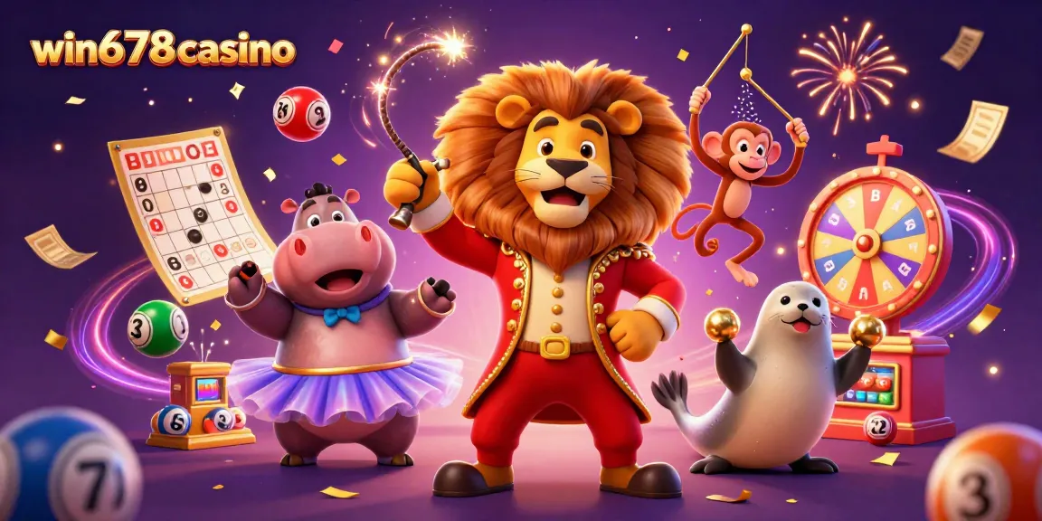Experience exciting gameplay at win678casino with vibrant characters and engaging lottery elements.