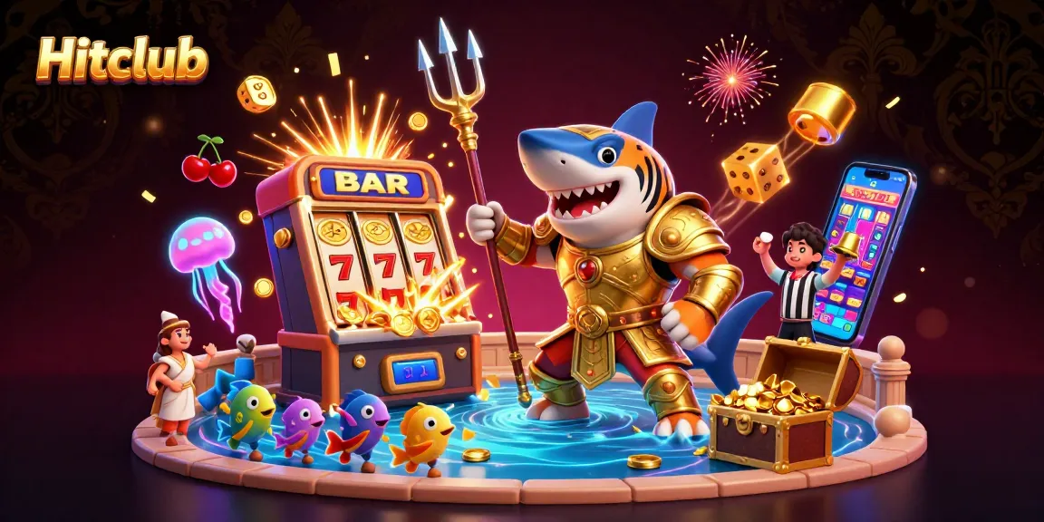 Hitclub gamers engage in thrilling underwater casino adventures with explosive jackpots.
