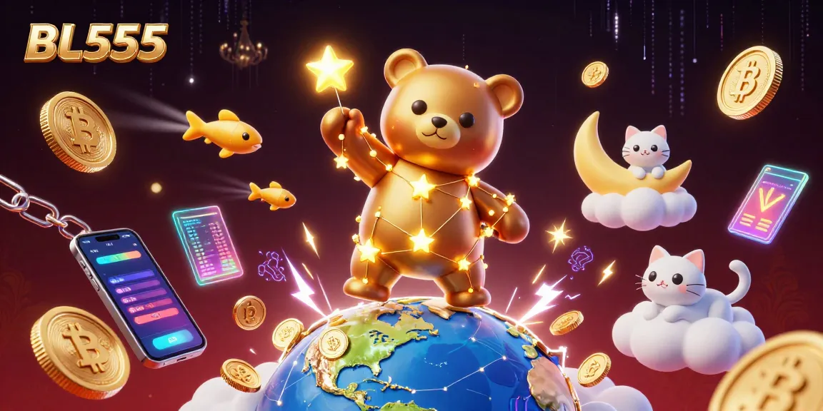Engage in thrilling gameplay at BL555, where vibrant cryptocurrencies enhance your winning experience.