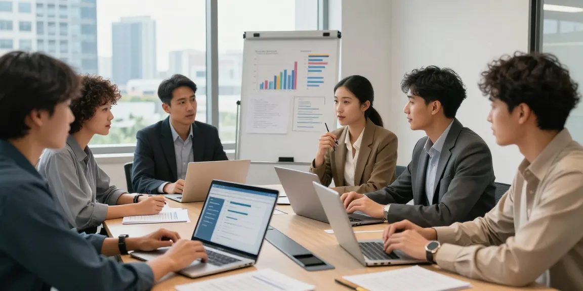 Best payment gateway for business startup team collaborating in a modern office setting.