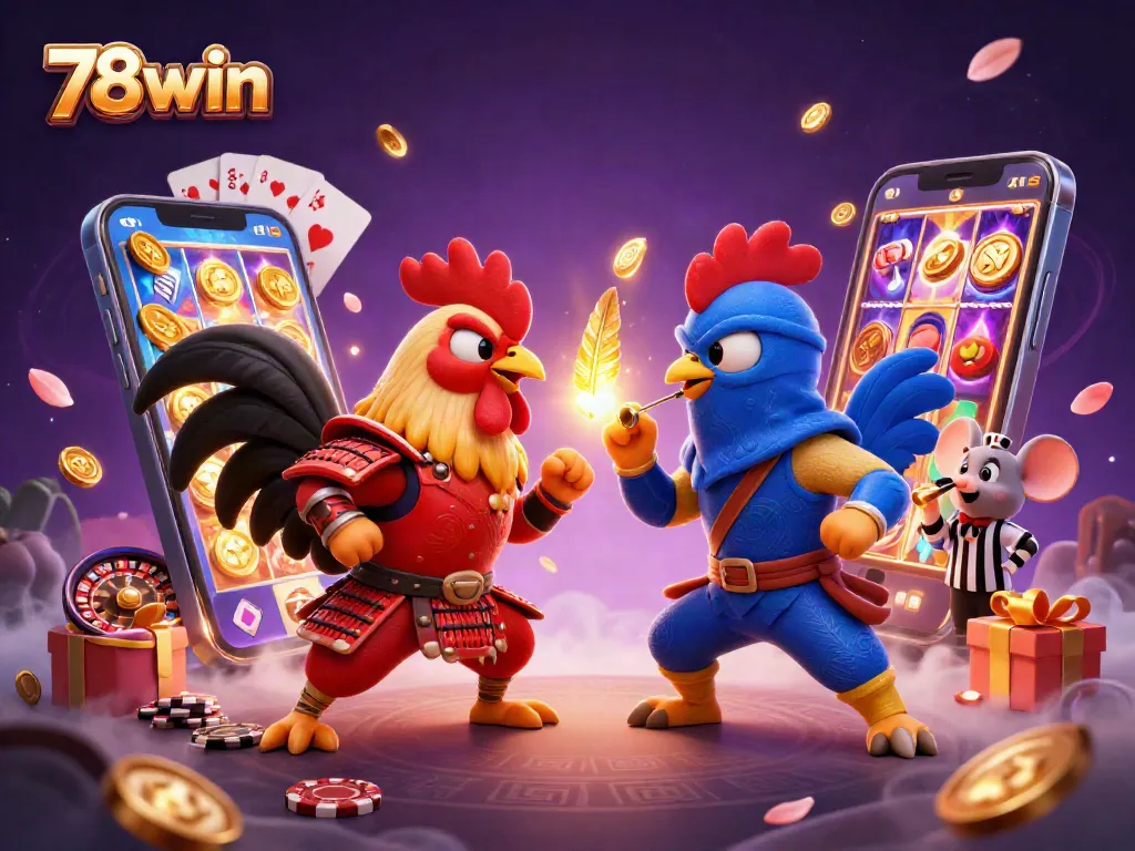 Experience thrilling action with 78win as roosters face off in an epic gambling duel.
