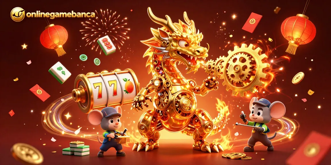 Experience thrilling gameplay at onlinegamebanca with vibrant 3D casino visuals and dynamic slot elements.