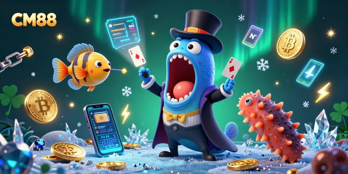 CM88 offers thrilling gaming with a deep-sea theme, showcasing a bioluminescent eel and crypto elements.
