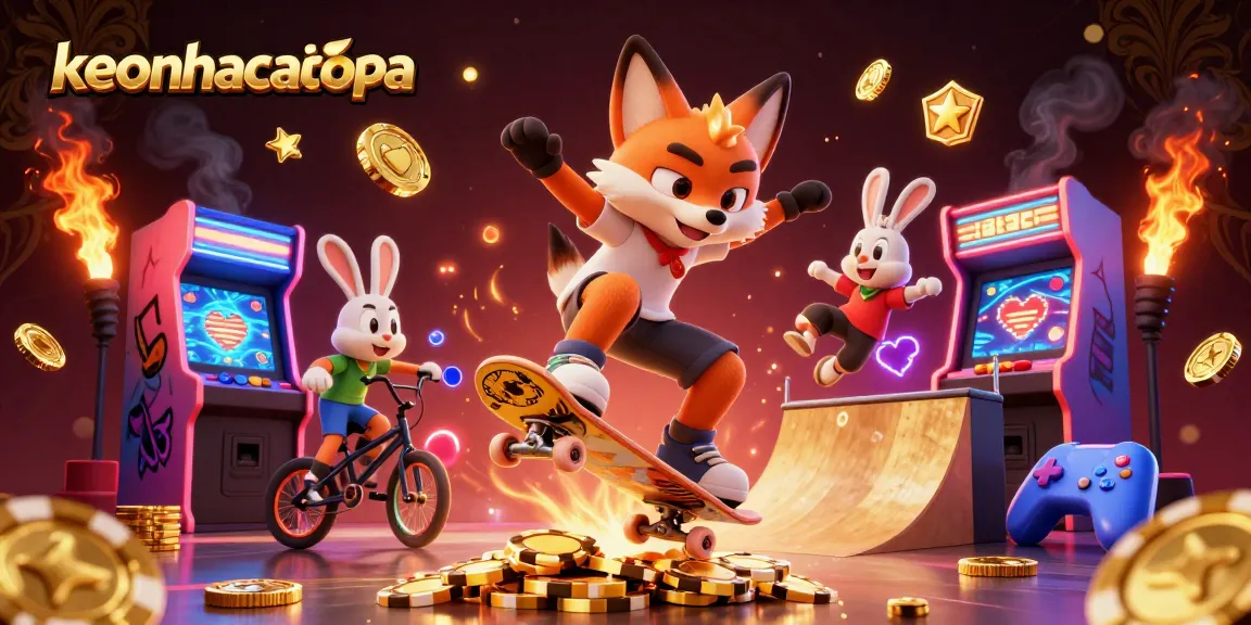 Engage in exciting gaming action with keonhacaicopa's vibrant casino-themed 3D illustration.