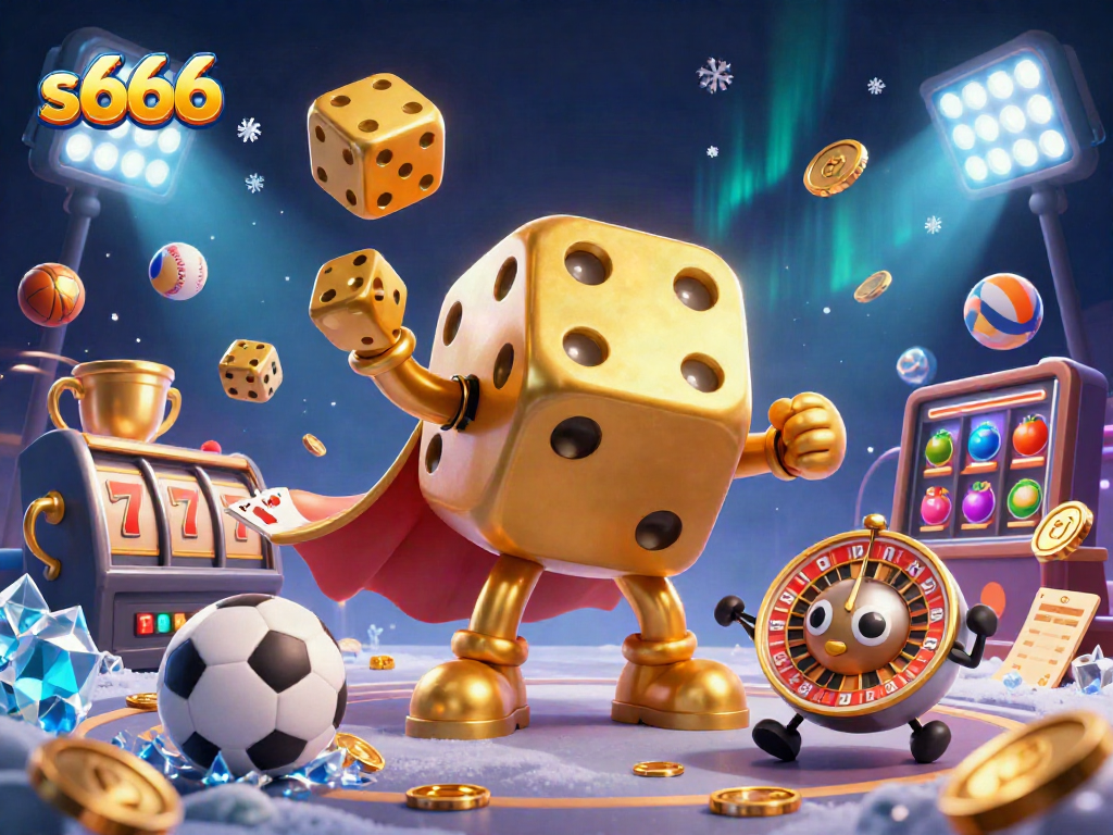 Experience thrilling gaming at s666 with dynamic 3D characters and vibrant casino visuals.