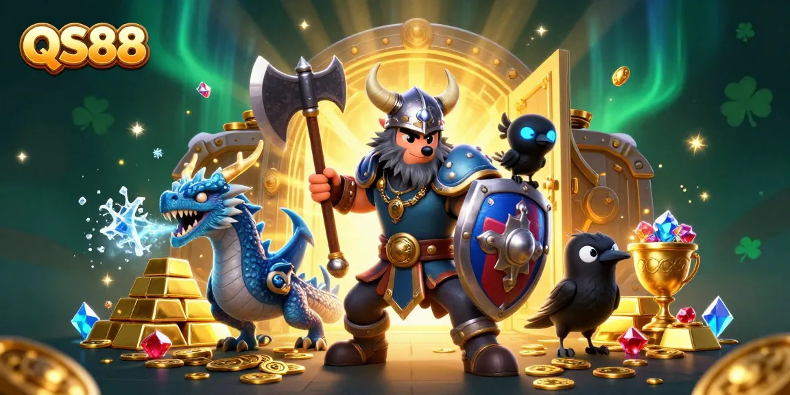Engage in thrilling gameplay at QS88 with vibrant characters and treasure-filled gaming elements.