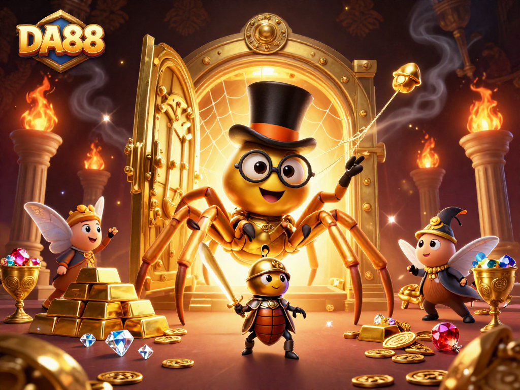 Engage with the DA88 casino world featuring dynamic characters and dazzling treasures.
