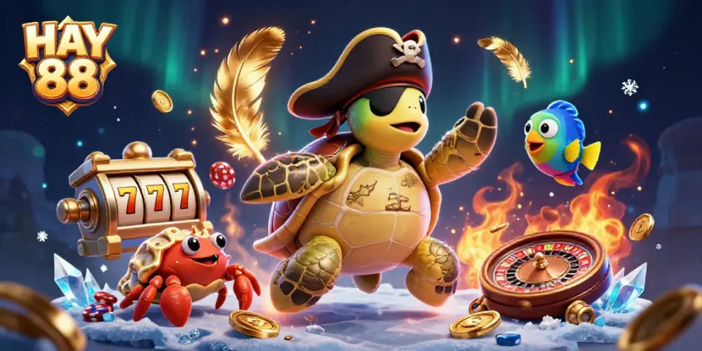 Engage in thrilling experiences at HAY 88 with a lively 3D casino adventure featuring unique characters.