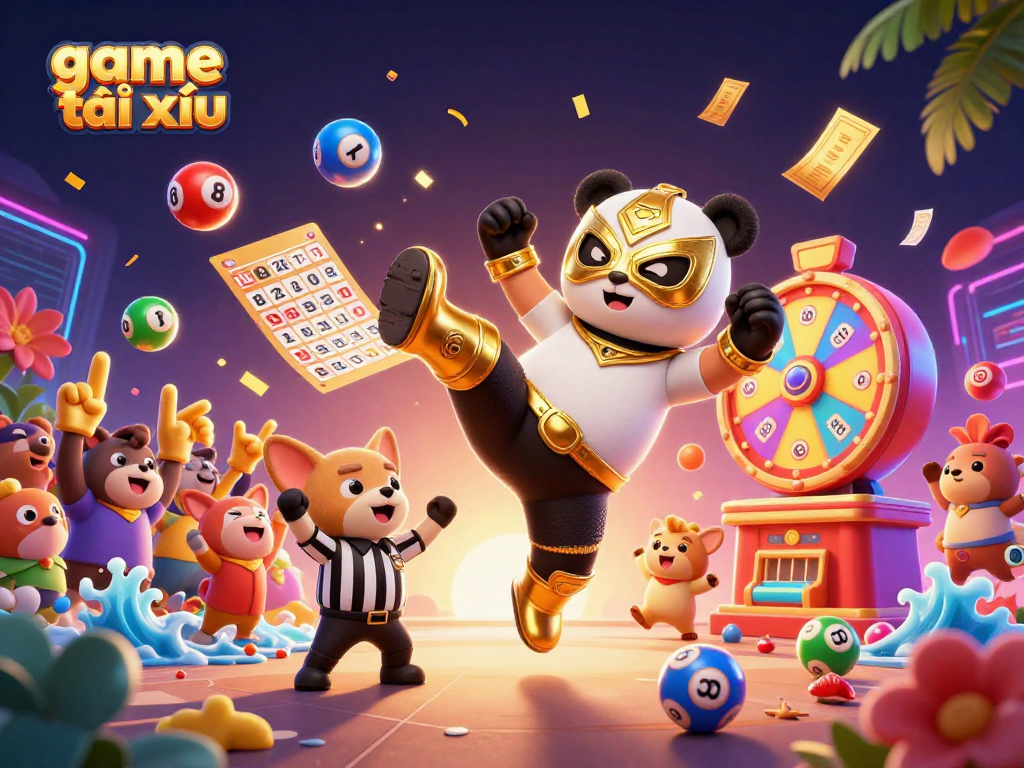 Experience the excitement of game tài xỉu with vibrant animations and entertaining characters at play.