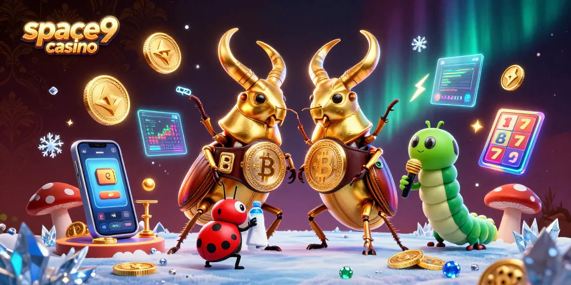 Experience the excitement of space9 casino with vibrant gaming elements and characters.