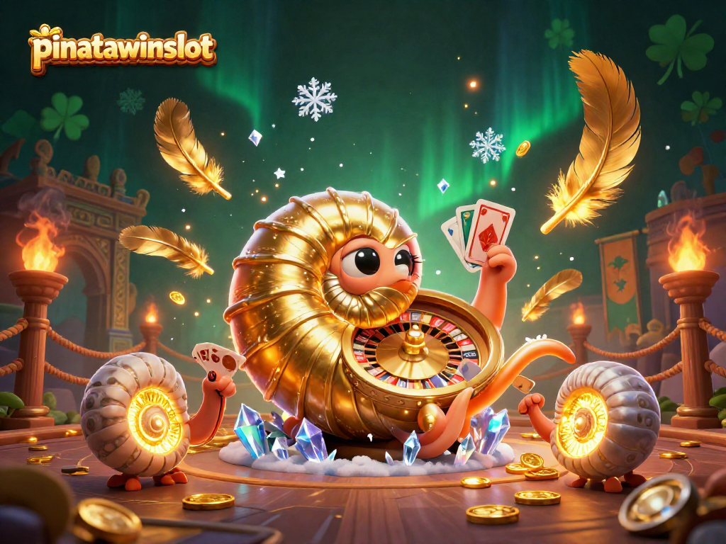Join the excitement at pinatawinsslot with our thrilling 3D casino spectacle featuring a giant nautilus roulette!