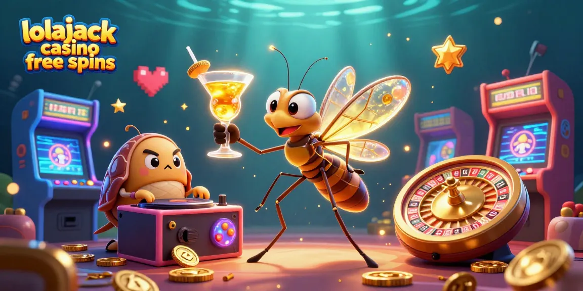 Experience thrilling lolajack casino free spins with vibrant gaming mascots and dynamic elements.