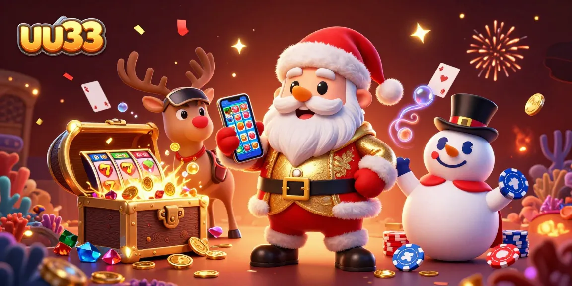 Join Santa Claus and friends in the uu33 casino for festive jackpot adventure with lively 3D visuals.