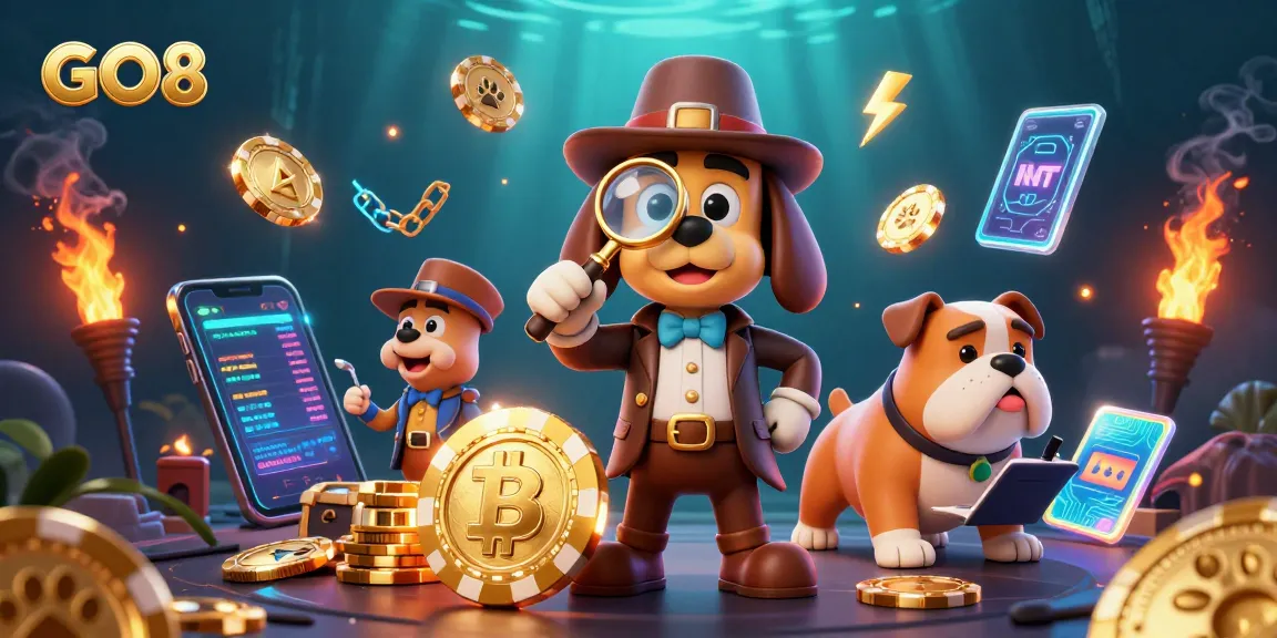 Win big with GO8 while exploring treasure clues in a dynamic casino setting.