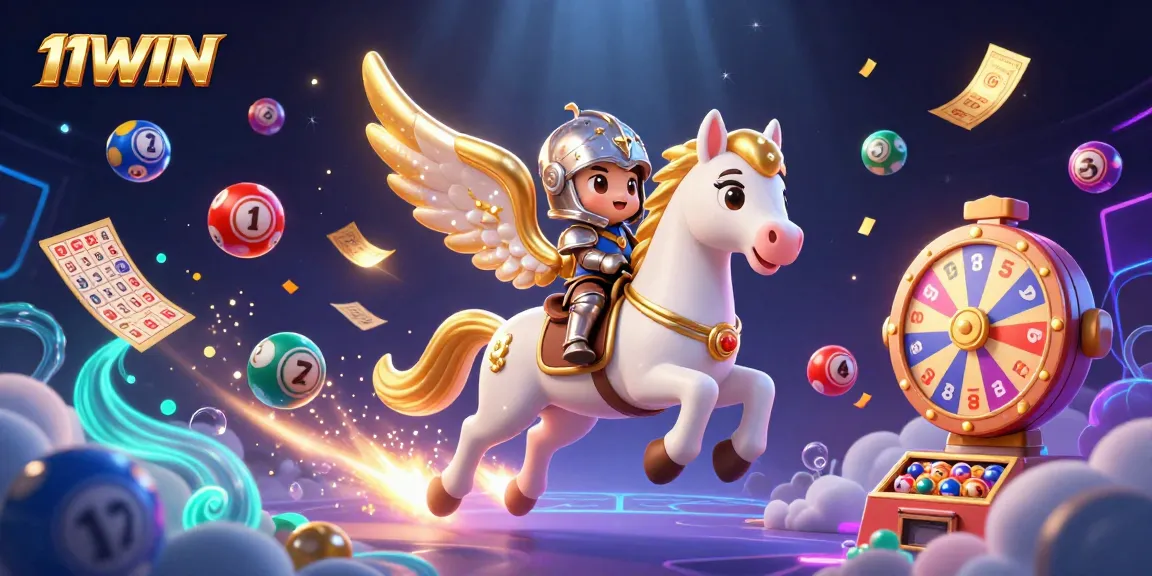 Engage with the vibrant universe of 11WIN, showcasing dynamic lottery elements and thrilling gaming action.