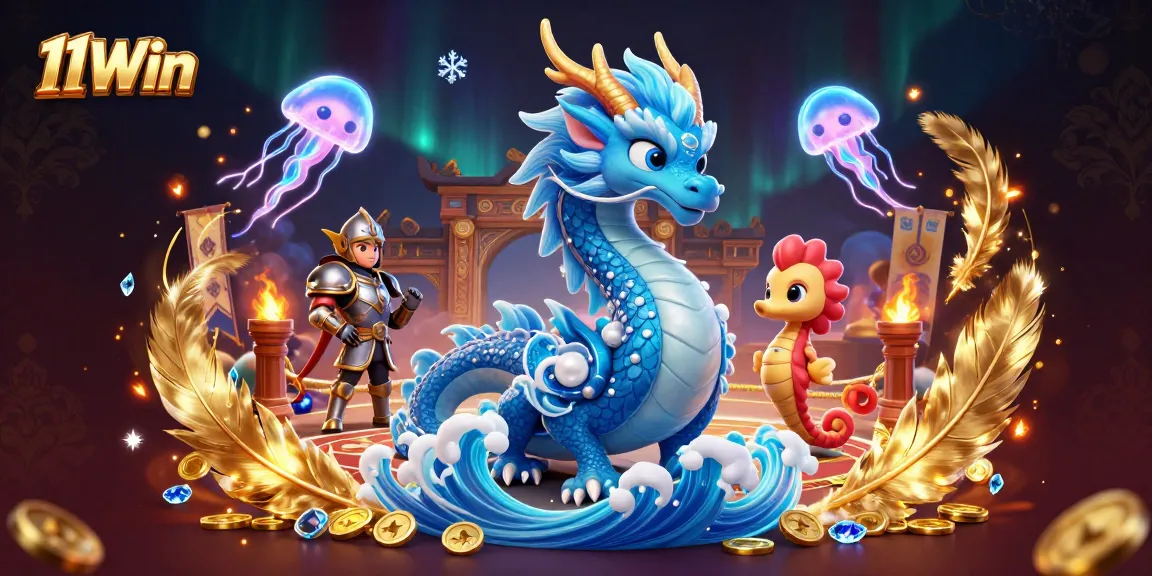 Experience thrilling wins at 11Win with vibrant casino scenes featuring fantasy characters and rich elements.
