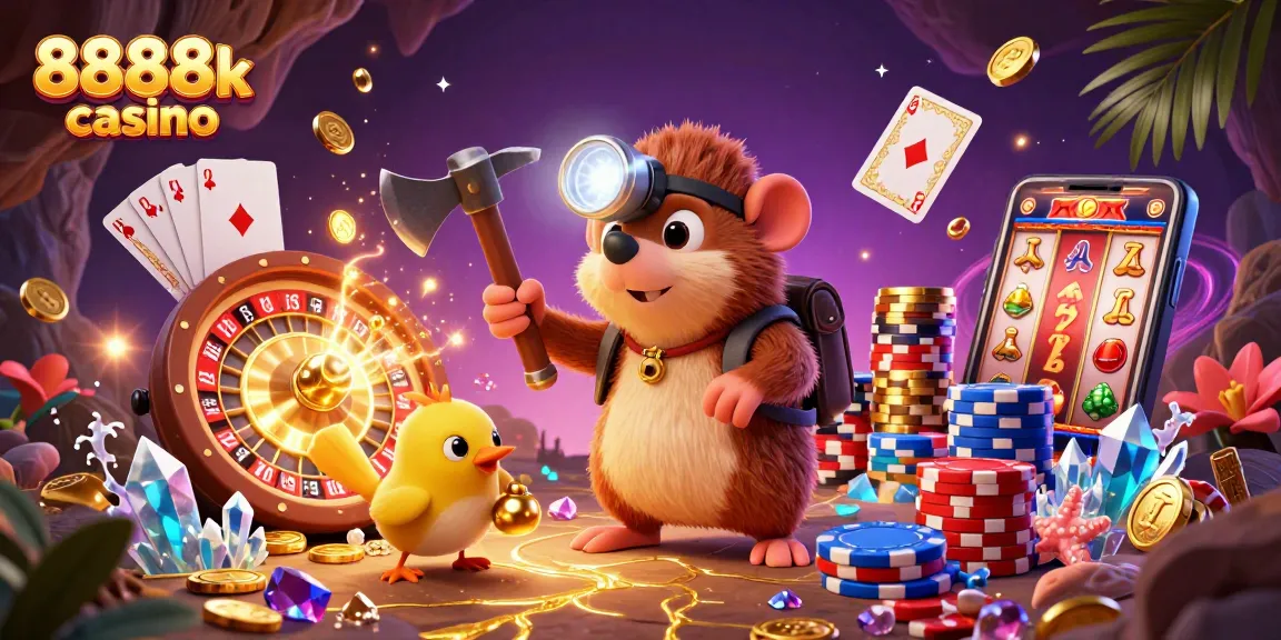 Experience thrilling gameplay at 8888k casino with vibrant treasures and sparkling gems.