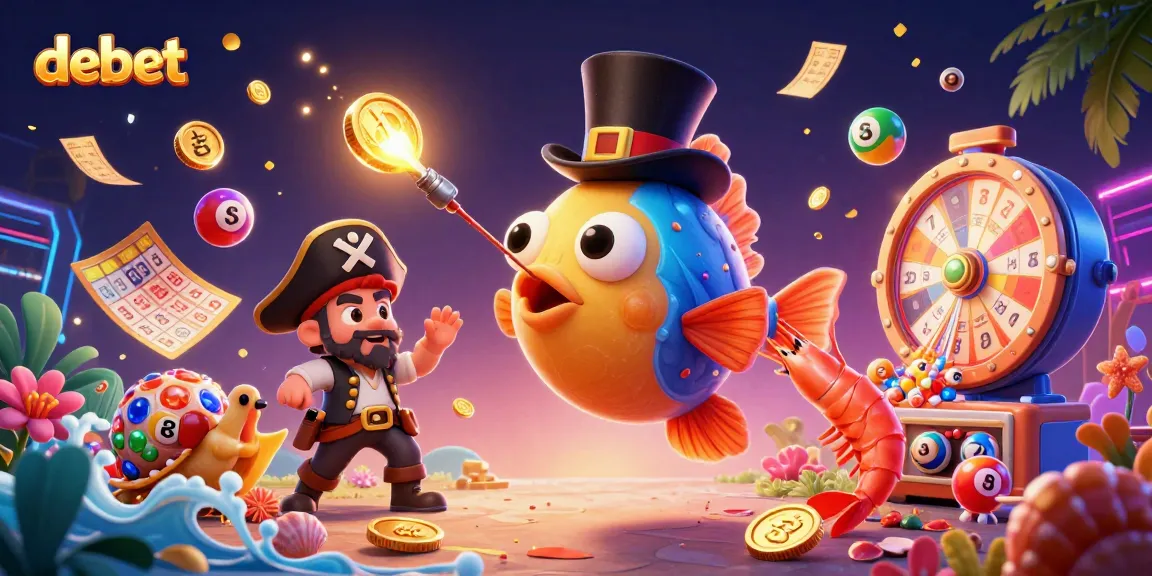 Engage in thrilling debet lottery excitement with dynamic characters and vibrant game elements